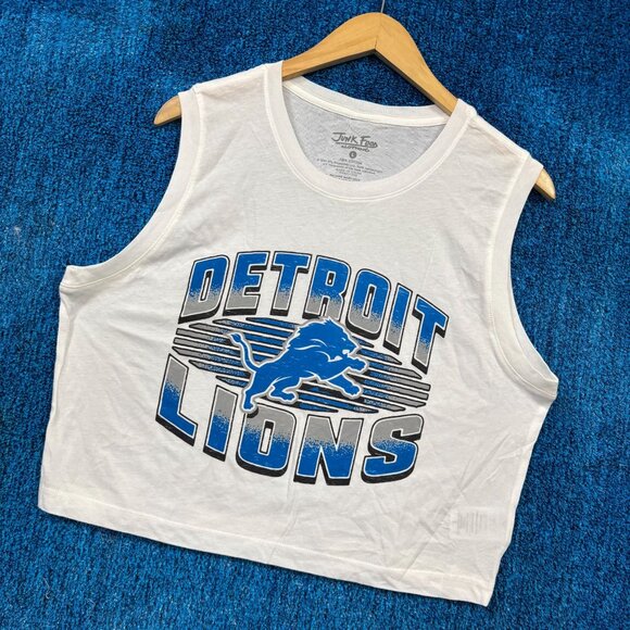 Detroit Lions Rivalry Cropped NFL Football Team Tank Top L - Picture 3 of 4